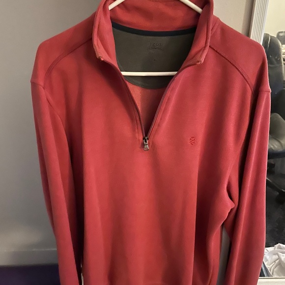 Izod Qtr zip fleece - Picture 2 of 4